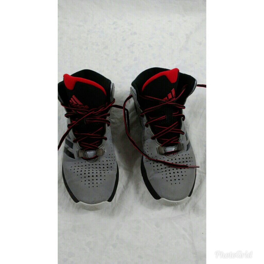 Adidas Boy's Size 5 Cross Em Up High Top Sneakers
